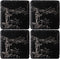 Onderzetters Sport Vissen - Gegraveerd - Leisteen - Just Slate Company Scotland