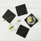 Onderzetters Vierkant Set van 4 - Leisteen - Just Slate Company Scotland