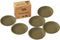 Onderzetters Voor Plantenpotten - Rubber - Olive - 6 Stuks