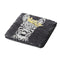 Onderzetters Zebra met gouden kroon - Gegraveerd - Leisteen - Just Slate Company Scotland