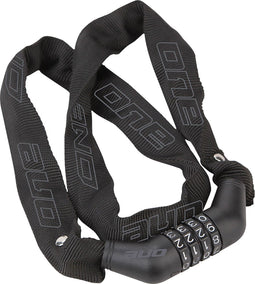 One Cch.lock 4.90 Kettingcijferslot 90 Cm Staal/textiel Zwart