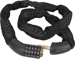 One Cch.lock 6.90 Kettingcijferslot 90 Cm Staal/textiel Zwart
