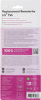 One For All URC4911 vervangende afstandsbediening voor LG televisies