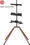 One For All WM7475 Quadpod TV standaard - eiken/donkergrijs
