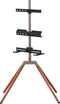One For All WM7475 Quadpod TV standaard - eiken/donkergrijs