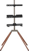 One For All WM7475 Quadpod TV standaard - eiken/donkergrijs