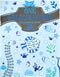 One in One Kleurboek Blauw