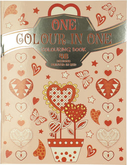 One in One Kleurboek Rood