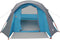 vidaXL - Tent - 4-persoons - waterdicht - blauw