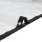 vidaXL - Plantenafdekking - met - zeilringen - 1x10 - m - polyethyleen