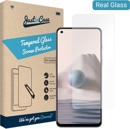 OnePlus Nord 2T screenprotector - Gehard glas - Transparant - Just in Case