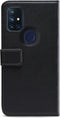 OnePlus Nord N10 Bookcase hoesje - Mobilize - Effen Zwart - Kunstleer