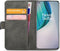 OnePlus Nord N10 Bookcase hoesje - Mobilize - Effen Zwart - Kunstleer