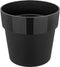 Elho B.for Original Rond 25 - Bloempot voor Binnen - 100% Gerecycled Plastic - Ø 24.7 x H 23.2 cm - Living black