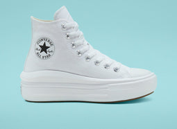Converse Chuck Taylor All Star Move Hi Hoge sneakers - Dames - Wit - Maat 40