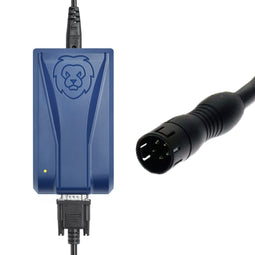ONgineer LiON one4all travel charger for e-bikes and e-scooters 36 V with Binder 5-pin plug and tran