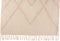 J-Line Plaid ruit - katoen - creme - 130 x 170 cm - woonaccessoires