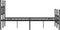 vidaXL - Bedframe - met - voetbord - zonder - matras - metaal - zwart - 160x200 - cm
