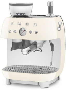 Smeg EGF03CREU - Espressomachine met bonenmaler - 19 bar druk - Crème