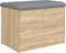 vidaXL Opbergbank - Opbergruimte - Sonoma eiken - 62x42x45 cm