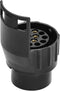 Aanhangwagencontactdoos / Stekkertester Met 2 Adapters 7 en 13 Polig - ISO 1724 - 12V