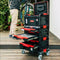Qbrick System PRO Transport Platform - 506 x 325 x 140 mm - 4 Zwenkwielen - Zwart Kunststof