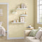 eSituro Wandplank - Zwevend - 40 x 22,9 x 3,8 cm - Wit MDF