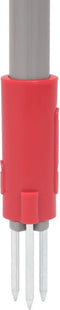 Onkruidsteker 93,5 cm gepoedercoat staal rood en grijs