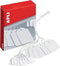 APLI 00388 - Hanglabels met ophangoog en touwtjes - Wit