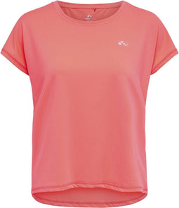 Only Play Aubree Loose Sportshirt performance - Maat S - Vrouwen - roze