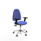 Piqueras y Crespo B2D05RT - Bureaustoel - Verstelbare hoogte met armleuning - Licht Blauw