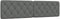 vidaXL - Hoofdbordkussen - 200 - cm - stof - donkergrijs