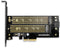 AXAGON PCEM2-D PCI Express kaart PCIe Geschikt voor: 2230, 2242, 2260, 2280, 22110