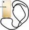 iMoshion Hoesje Geschikt voor iPhone Xr Hoesje Met Koord - iMoshion Mirror Backcover - goud