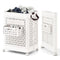 Coast Wasmand op Wielen - Opvouwbaar - 75L - 43,5 x 34 x 61 cm - Wit