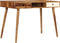 vidaXL - Schrijftafel - 110x55x76 - cm - massief - sheeshamhout