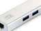 LevelOne USB-0504 - Dockingstation - USB-C 3.2 Gen 1 5Gb/s 1Gbps Ethernet - 3x USB 3.2 (Gen1)