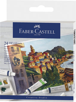 Faber-Castell olieverf - 9 ml - 24 tubes - FC-379524