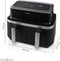 Nedis Digital Double Air Fryer - 2 x 4.2 l - 10 kookprogramma's - 2600 Watt (2 stuks)