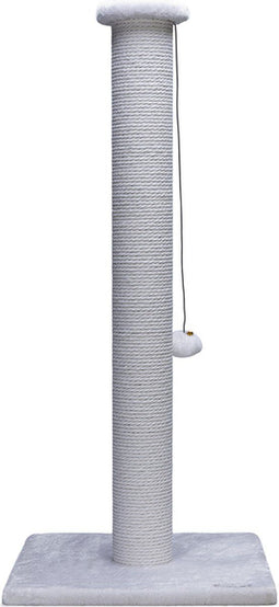 Beeztees Serpa XL - Krabpaal - Extra hoog 90 cm met speelballetje - Wit