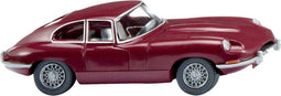 Wiking 080303 H0 Auto Jaguar E-type Coupé - paarsrood