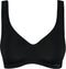 sloggi Zero Feel - Dames Bralette - Gewelfde V-hals - Zwart - Maat L