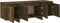 vidaXL - Tv-meubel - 120x30x40,5 - cm - bewerkt - hout - gerookt - eikenkleurig