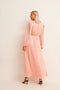 NA-KD Balloon Sleeve Structured Maxi Dress - Dames Jurk - Maat 40
