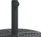 vidaXL - Parasolvoet - met - wielen - voor - stok - van - Ø38 - / - 48 - mm - 27 - kg - rond