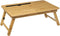 Ontbijt op bed/laptoptafeltje/dienblad Smart 54 x 34 cm bamboe - Serveerbladen, dienbladen & keukenbenodigdheden