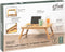 Ontbijt op bed/laptoptafeltje/dienblad Smart 54 x 34 cm bamboe - Serveerbladen, dienbladen & keukenbenodigdheden