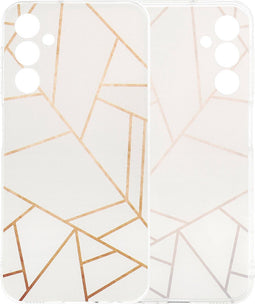 imoshion Hoesje Geschikt voor Samsung Galaxy A25 (5G) Hoesje Siliconen - imoshion Design hoesje - Meerkleurig / White Graphic