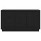 vidaXL - Sideboard - Zwart - Eiken - 102x35x55 - cm - Engineered - Wood