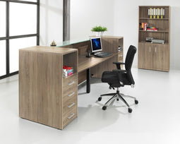 Ontvangstbalie of receptiebalie Chief Donker Eiken 288cm 78cm